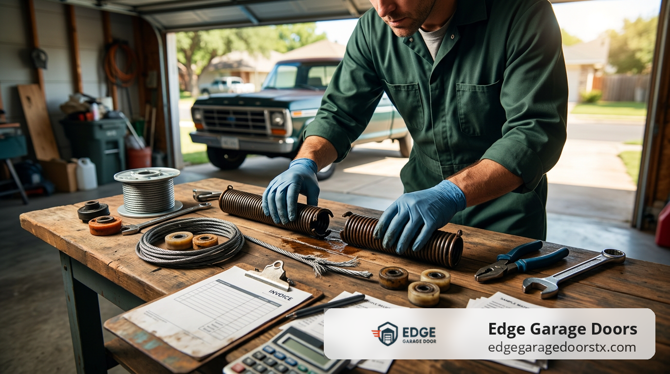 emergency garage door repair near me in Austin TX