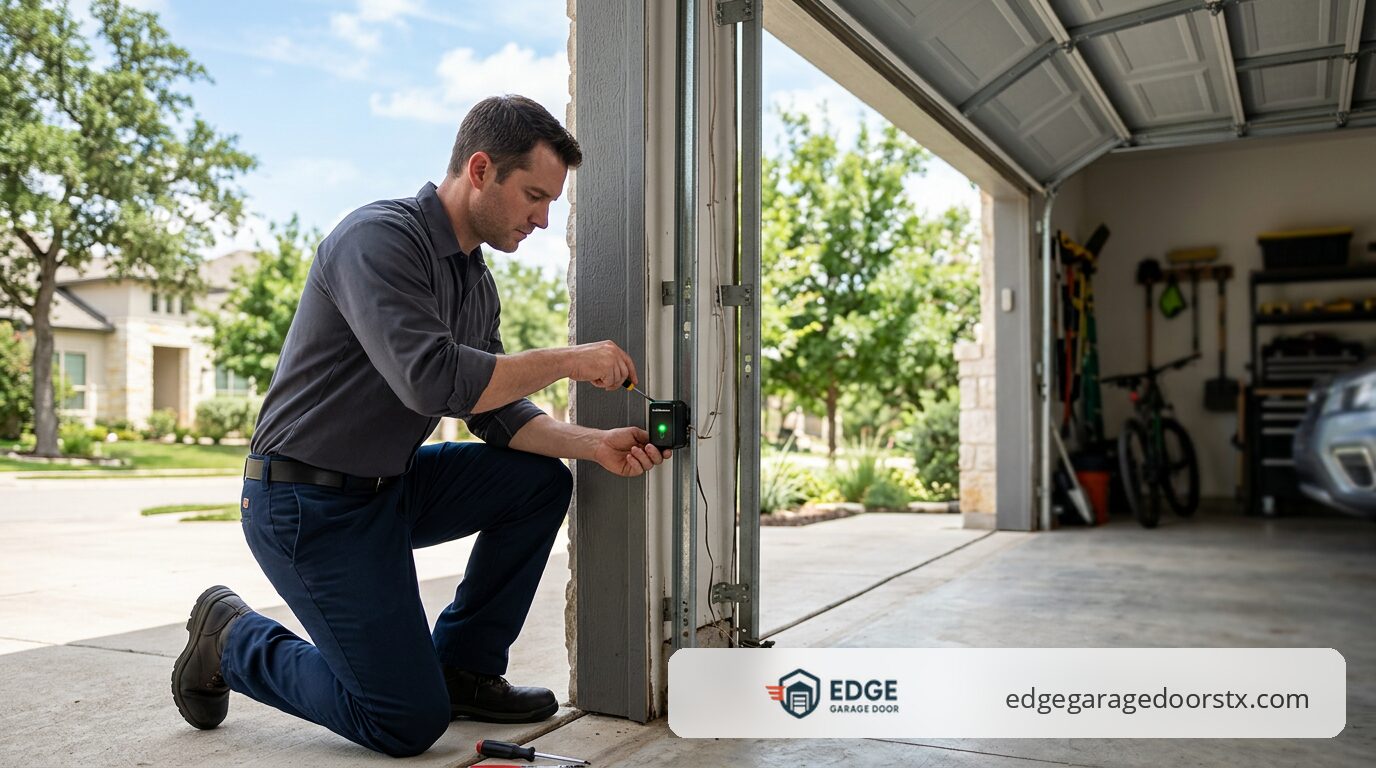 What You Need to Know About Garage Door Safety Sensors in Austin TX - garage door safety sensor