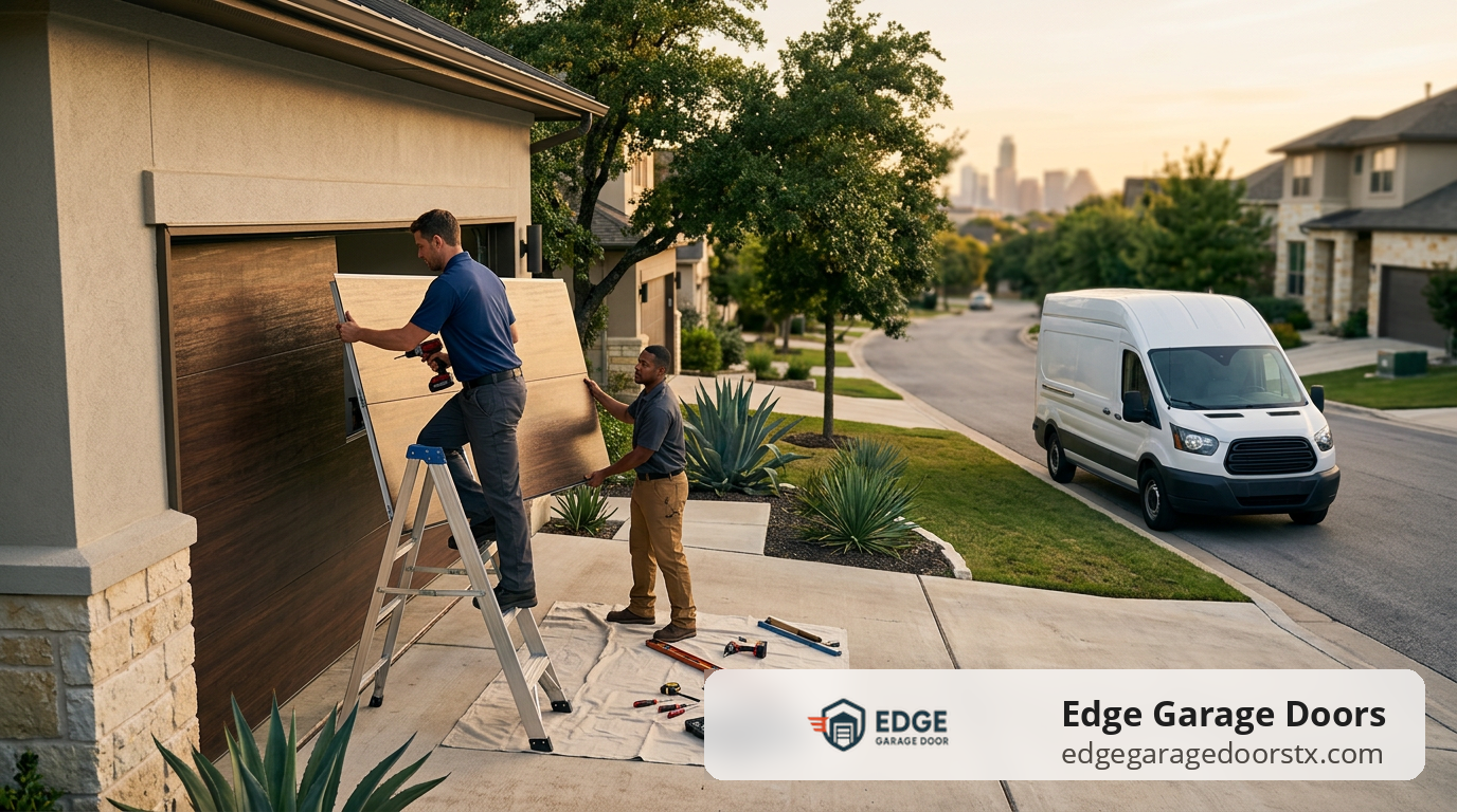 Garage Door Panel Replacement Cost in Austin TX: 2026 Pricing Guide with Local Data - garage door panel replacement cost